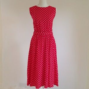 Blair Boutique Vintage 50's Red Polka Dot Dress 8